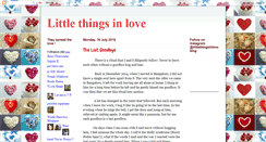 Desktop Screenshot of littlethingsinlove.blogspot.com