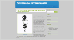 Desktop Screenshot of melhordoquecomprarsapatos.blogspot.com