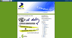 Desktop Screenshot of betaformacion.blogspot.com