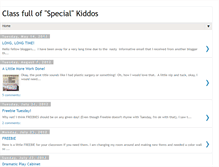 Tablet Screenshot of classfullofspecialkinders.blogspot.com