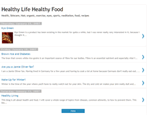 Tablet Screenshot of health-n-food.blogspot.com