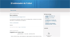 Desktop Screenshot of entrenadordefutbol-guamou.blogspot.com
