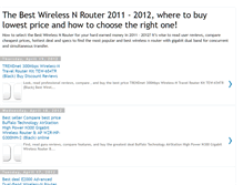 Tablet Screenshot of bestwirelessnrouter2011-2012.blogspot.com