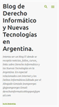 Mobile Screenshot of derechoinformaticoynuevastecnologias.blogspot.com