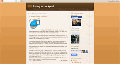 Desktop Screenshot of livinginlockport.blogspot.com