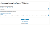Tablet Screenshot of conversationswithmtk.blogspot.com