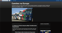 Desktop Screenshot of camioesnaeuropa.blogspot.com