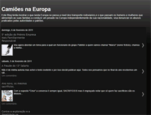 Tablet Screenshot of camioesnaeuropa.blogspot.com