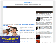 Tablet Screenshot of guppies-world.blogspot.com