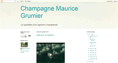 Desktop Screenshot of champagne-grumier.blogspot.com