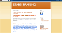 Desktop Screenshot of etabs-training.blogspot.com