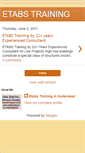 Mobile Screenshot of etabs-training.blogspot.com