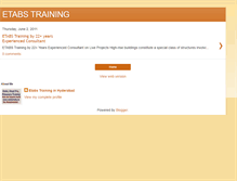 Tablet Screenshot of etabs-training.blogspot.com