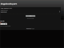 Tablet Screenshot of dogsbooksyarn.blogspot.com