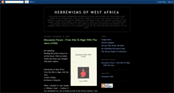 Desktop Screenshot of hebrewisms.blogspot.com