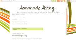 Desktop Screenshot of lemonliving.blogspot.com