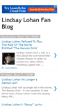 Mobile Screenshot of linsey-lohan-fan-blog.blogspot.com