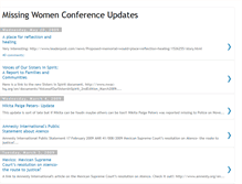 Tablet Screenshot of missingwomenconference.blogspot.com