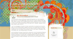 Desktop Screenshot of iamjanujennifer.blogspot.com