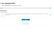 Tablet Screenshot of iamjanujennifer.blogspot.com