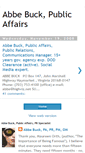 Mobile Screenshot of abbebuckpublicaffairs.blogspot.com