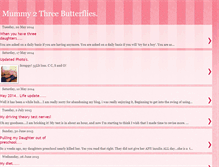 Tablet Screenshot of mummy2threebutterflies.blogspot.com