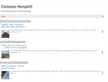 Tablet Screenshot of christinehemphill.blogspot.com