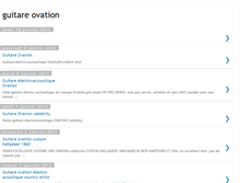 Tablet Screenshot of guitareovation-51.blogspot.com
