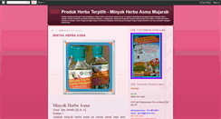 Desktop Screenshot of produkherbaterpilih.blogspot.com