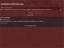 Tablet Screenshot of ciudadanoinformasma.blogspot.com