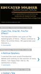 Mobile Screenshot of educatedsoldier.blogspot.com
