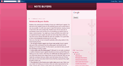 Desktop Screenshot of notebuyers-hyms.blogspot.com