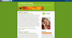 Desktop Screenshot of lizkentishcoaching.blogspot.com