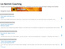 Tablet Screenshot of lizkentishcoaching.blogspot.com