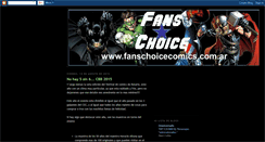 Desktop Screenshot of fanschoice.blogspot.com