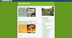 Desktop Screenshot of just-add-cones.blogspot.com