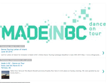 Tablet Screenshot of madeinbc.blogspot.com