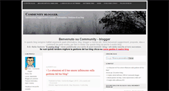 Desktop Screenshot of community-blogger.blogspot.com