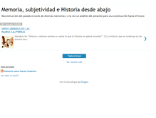 Tablet Screenshot of historiasymemoriadesdeabajo.blogspot.com