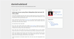 Desktop Screenshot of danielrudeland.blogspot.com