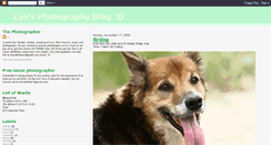 Desktop Screenshot of lynshoots.blogspot.com