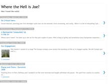 Tablet Screenshot of joebirdsong.blogspot.com