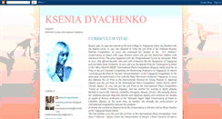 Desktop Screenshot of kseniadyachenko.blogspot.com