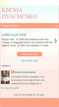 Mobile Screenshot of kseniadyachenko.blogspot.com