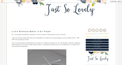 Desktop Screenshot of justourlovelylife.blogspot.com