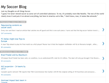 Tablet Screenshot of mysoccerblog.blogspot.com
