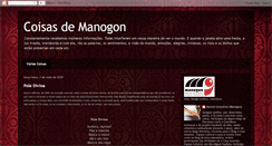 Desktop Screenshot of coisasdemanogon.blogspot.com
