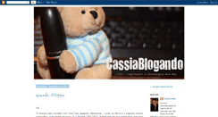 Desktop Screenshot of cassiablogando.blogspot.com