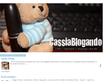 Tablet Screenshot of cassiablogando.blogspot.com