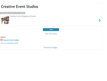 Tablet Screenshot of creativeeventstudios.blogspot.com